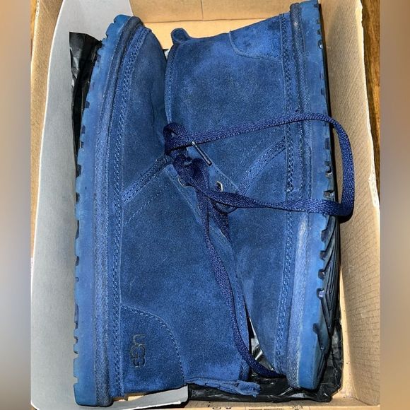 UGG Other - Ugg Neumel Chukka Ankle Boots Navy Blue Suede Mens Size 9